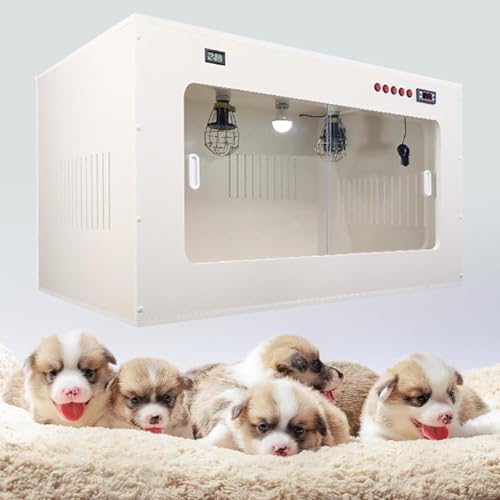 Haustier Brutkasten mit Heizung, Konstante Temperatur Tierbrutkasten für Welpen und Hunde, Ideal für Welpe und Kindergarten Haustier Brutkasten mit Heizung, Konstante Temperatur Tierbrutkasten für Welpen und Hunde, Ideal für Welpe und Kindergarten von Generisch