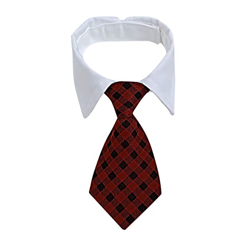 Haustier-Hundehalsband, Tiermode, formell, Polyester, Fliege, Hund, Katze, klassisches Karomuster, bunte Fliege, Haustier-Smoking-Krawatten, Party-Hundezubehör von Generisch
