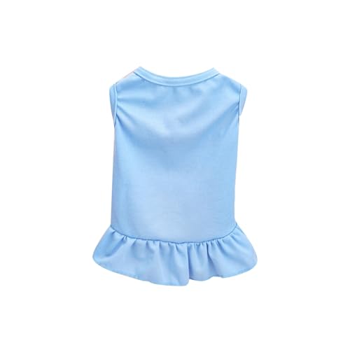 Generisch Haustier-Kleidung, Frühling Sommer, atmungsaktiv, Bequeme Kleidung, niedliche Bedruckte Haustier-Kleidung für Katzen Hunde Hundeoverall Fleece Kleidung Haustier von Generisch