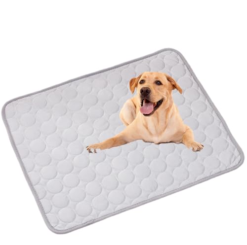 Haustier-Kühlmatte für Hunde und Katzen, tragbares waschbares selbstkühlendes Pad, ungiftiges Gel oder Eisseide, faltbares Haustier-Kühlbett für Zuhause, Reisen, Camping, Sommer 2025, verbesserte von Generisch