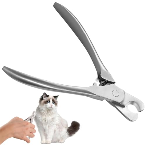 Haustier-Nagelknipser, Edelstahl, rutschfest, bequemer Griff, Katzenschere, Hunde-Zehennägelknipser für Kaninchen, Meerschweinchen, Vögel und Welpen Haustier-Nagelknipser, Edelstahl, rutschfest, bequemer Griff, Katzenschere, Hunde-Zehennägelknipser für Kaninchen, Meerschweinchen, Vögel und Welpen von Generisch