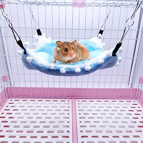 Haustier-Plüsch-Hängematte hält warm, hängendes Schlafbett für Hamster, Zuckergleiter (L) von Generisch