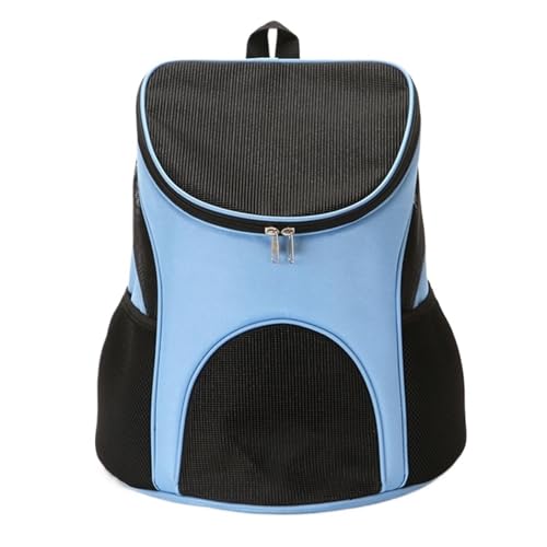 Haustier-Rucksack, Reise-Tragetasche, faltbar, für Katzen und Hunde, atmungsaktiv, Hellblau, Größe S Haustier-Rucksack, Reise-Tragetasche, faltbar, für Katzen und Hunde, atmungsaktiv, Hellblau, Größe S von Generisch