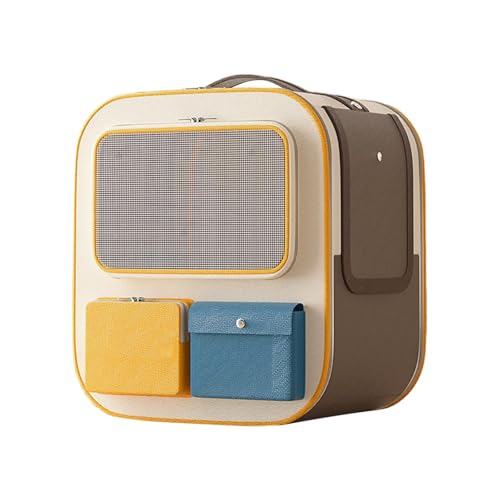 Haustier-Rucksack mit Rollen für bequeme Katzen- und Hundetragetasche, Reisen, Wandern und Outdoor-Abenteuer (A ohne Räder) von Generisch