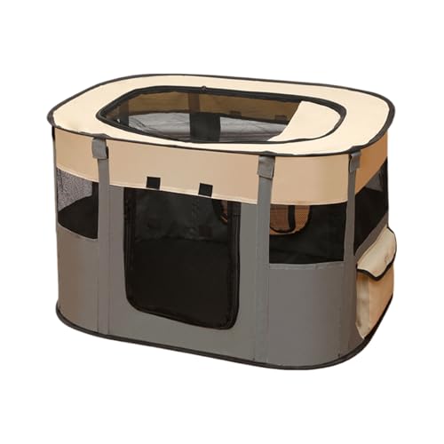 Haustier-Spielgehege – Tragbarer Katzenlaufstall | Faltbarer Pop-Up-Laufstall | Hundezaunzelt | Haustierzelt für Reisen, Terrasse, Wohnung, täglich, drinnen, draußen, Hinterhof, Camping Haustier-Spielgehege – Tragbarer Katzenlaufstall | Faltbarer Pop-Up-Laufstall | Hundezaunzelt | Haustierzelt für Reisen, Terrasse, Wohnung, täglich, drinnen, draußen, Hinterhof, Camping von Generisch