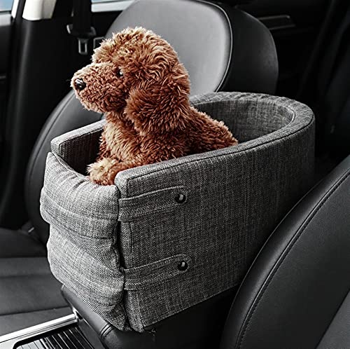 Haustier-Tragesitz mit Clip-Sicherheitsleine und abnehmbarem, waschbarem Bezug für die meisten Autos, interaktive Deluxe-Armlehnenbox für kleine Hunde und Katzen Haustier-Tragesitz mit Clip-Sicherheitsleine und abnehmbarem, waschbarem Bezug für die meisten Autos, interaktive Deluxe-Armlehnenbox für kleine Hunde und Katzen von Generisch