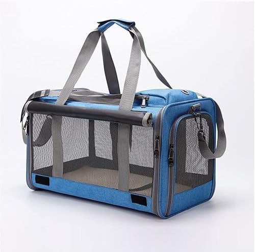 Haustier-Tragetasche mit Rollen und Teleskopgriff, tragbare Reisetasche für Hunde und Katzen Haustier-Tragetasche mit Rollen und Teleskopgriff, tragbare Reisetasche für Hunde und Katzen von Generisch