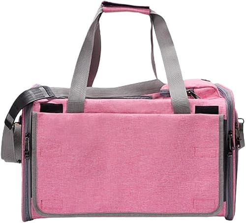 Haustier-Tragetasche mit Rollen und Teleskopgriff, tragbare Reisetasche für Hunde und Katzen Haustier-Tragetasche mit Rollen und Teleskopgriff, tragbare Reisetasche für Hunde und Katzen von Generisch