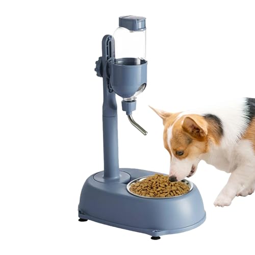 Haustier-Wasserspender für Katzen, 500 ml, tropffreier Wasserspender für langhaarige Katzen, höhenverstellbar, auslaufsicher, für Kätzchen und Hunde Haustier-Wasserspender für Katzen, 500 ml, tropffreier Wasserspender für langhaarige Katzen, höhenverstellbar, auslaufsicher, für Kätzchen und Hunde von Generisch