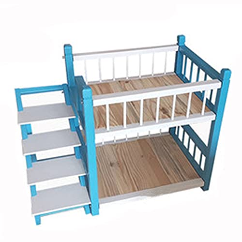 Haustierbett Etagenbett für kleine und mittelgroße Hunde und Katzen, wasserdichtes Innen-Maisonette-Bett mit Treppe, mehrstöckiges Design für Komfort und Sicherheit Haustierbett Etagenbett für kleine und mittelgroße Hunde und Katzen, wasserdichtes Innen-Maisonette-Bett mit Treppe, mehrstöckiges Design für Komfort und Sicherheit von Generisch