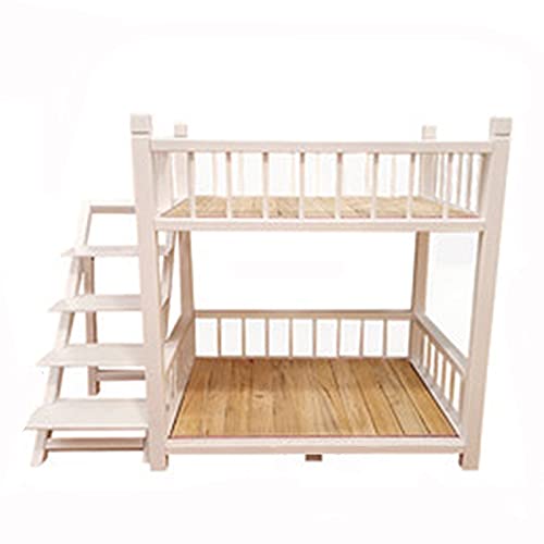 Haustierbett Etagenbett für kleine und mittelgroße Hunde und Katzen, wasserdichtes Innen-Maisonette-Bett mit Treppe, mehrstöckiges Design für Komfort und Sicherheit Haustierbett Etagenbett für kleine und mittelgroße Hunde und Katzen, wasserdichtes Innen-Maisonette-Bett mit Treppe, mehrstöckiges Design für Komfort und Sicherheit von Generisch