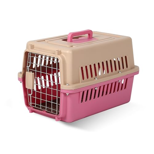Haustierbox für Hunde, tragbar, für drinnen und draußen, mit Belüftungslöchern und Trennwänden, langlebiges Design für Autoreisen und Haustierausflüge, bequemer Hundekäfig Haustierbox für Hunde, tragbar, für drinnen und draußen, mit Belüftungslöchern und Trennwänden, langlebiges Design für Autoreisen und Haustierausflüge, bequemer Hundekäfig von Generisch