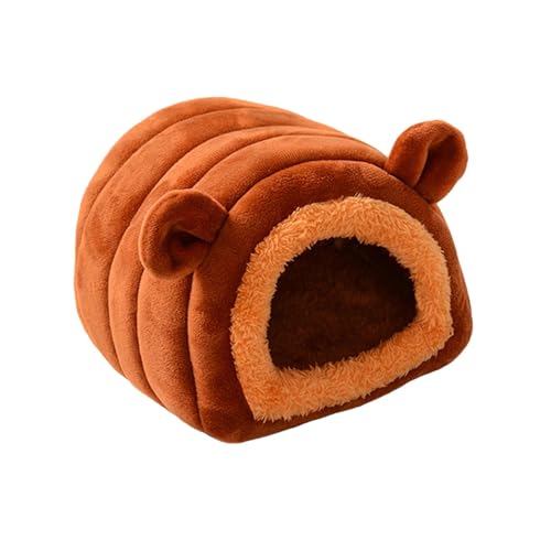 Haustierhöhle - Haustierschlafsack | Katzen-Winterschlafsack | Hamsterhaus Nest Bett Schlafhöhle | Warmes Haustier-Hamsternest | Tragbares Hamster Baumwollnest für Papageien Igel Hamster Rennmäuse Haustierhöhle - Haustierschlafsack | Katzen-Winterschlafsack | Hamsterhaus Nest Bett Schlafhöhle | Warmes Haustier-Hamsternest | Tragbares Hamster Baumwollnest für Papageien Igel Hamster Rennmäuse von Generisch