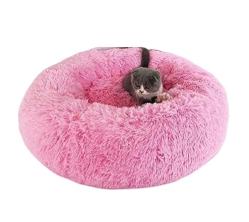 Haustiernest, Hundebett, Katzenbett, Haustierschlafsack, maschinenwaschbar, Haustierbedarf, Haustierbett, Welpenbett (B Außendurchmesser 40 cm) von Generisch