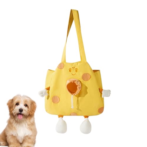 Haustiertragetasche, Katzentragetasche,Katzen-Rückhaltetasche - Weiche Katzen-Reisetasche, Haustierzubehör, Outdoor-Katzen-Schultertragetasche für U-Bahn, Einkaufen, Wandern, Reisen von Generisch