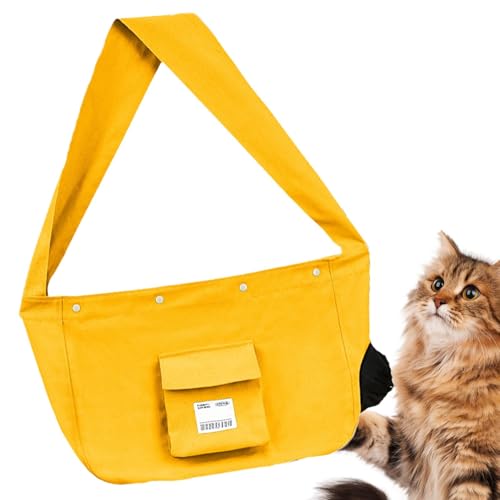 Haustiertragetasche für Katzen, Katzentragetasche | Verstellbare Canvas-Tasche, Katzen-Tragetasche, Haustier-Tragetasche,Haustier-Tragetasche, Katzen-Tragetasche, Schultertasche, Brusttasche für Hunde Haustiertragetasche für Katzen, Katzentragetasche | Verstellbare Canvas-Tasche, Katzen-Tragetasche, Haustier-Tragetasche,Haustier-Tragetasche, Katzen-Tragetasche, Schultertasche, Brusttasche für Hunde von Generisch