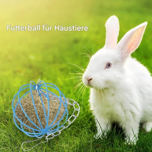 Heuspender,Futterraufe Ohne Verschwendung Für Hasen | Metall Hängegestell Grasfutterspender Für Chinchilla Hamster Kleintiere, Verhindert Verschwendung von Generisch