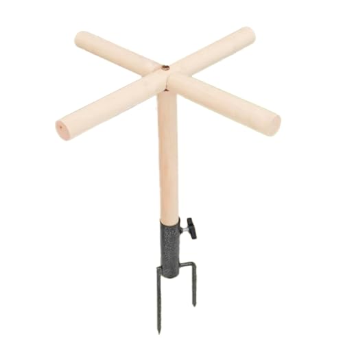 Hölzerne Hühnchen -Barsch Stand - Sparrow & Shotet -Spielzeug für Coop -Geflügel -Raststock -Vögel, Aras, Hähne kühns sicher, leicht zu montieren Haustierstation von Generisch