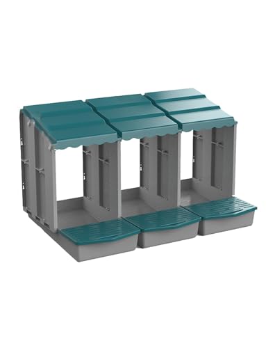 Hühner-Nistkasten, robuste Eier-Legebox für Hühner Enten Geflügel, bequem geräumig leicht zu reinigen für Hühnerstall Hühner-Nistkasten, robuste Eier-Legebox für Hühner Enten Geflügel, bequem geräumig leicht zu reinigen für Hühnerstall von Generisch