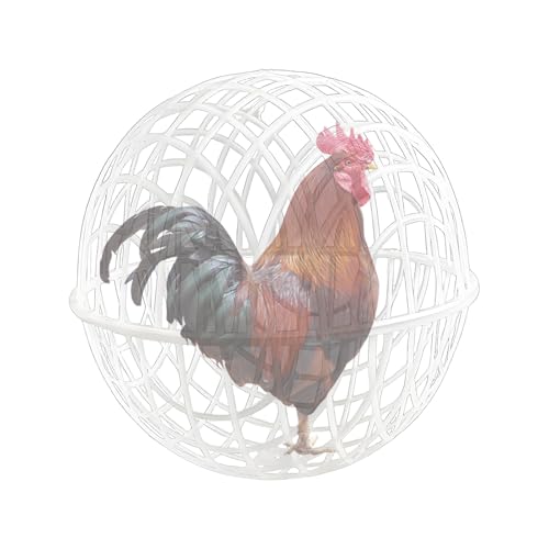Hühnerball, Hühnerkäfigkäppchen | Rollbares runde Hühnchen -Käfig | Bewegliche tragbare Pultry Coop Safety Walking Net Chick Gehege für Outdoor, & Tauben von Generisch