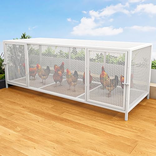 Hühnergehege Meerschweinchen Käfig Kaninchenstall Mit Dachfenster Verschließbar Leicht zu Füttern und Reinigen Viel Platz Geeignet für alle Geflügelarten 147x58x62cm Hühnergehege Meerschweinchen Käfig Kaninchenstall Mit Dachfenster Verschließbar Leicht zu Füttern und Reinigen Viel Platz Geeignet für alle Geflügelarten 147x58x62cm von Generisch