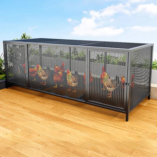 Hühnergehege Meerschweinchen Käfig Kaninchenstall Mit Dachfenster Verschließbar Leicht zu Füttern und Reinigen Viel Platz Geeignet für alle Geflügelarten 147x58x62cm Hühnergehege Meerschweinchen Käfig Kaninchenstall Mit Dachfenster Verschließbar Leicht zu Füttern und Reinigen Viel Platz Geeignet für alle Geflügelarten 147x58x62cm von Generisch