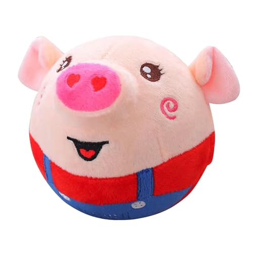 Hüpfendes Schweinchen Hundespielzeug, Hüpfendes Hundespielzeug, Interaktives Hundespielzeug Mit Sound Bouncing Piggy Hundespielzeug, Elektronischer Plüsch Hüpfball Waschbar Für Hunde Katzen Hüpfendes Schweinchen Hundespielzeug, Hüpfendes Hundespielzeug, Interaktives Hundespielzeug Mit Sound Bouncing Piggy Hundespielzeug, Elektronischer Plüsch Hüpfball Waschbar Für Hunde Katzen von Generisch