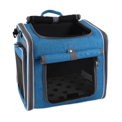 Hund Fahrradkorb,Transportkorb für Haustiere am Fahrrad - Mit Belüftung Verstellbarer Tragekorb Für Spaziergänge Reisen Transport Hund Fahrradkorb,Transportkorb für Haustiere am Fahrrad - Mit Belüftung Verstellbarer Tragekorb Für Spaziergänge Reisen Transport von Generisch