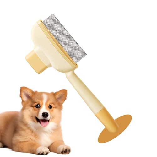 Hund Flohkamm, Flohkamm - Multifunktionaler Haustierkamm,Multifunktionaler Katze Pflegepinsel, professionelles Haustier -Demating -Tool für Kätzchen Hund Flohkamm, Flohkamm - Multifunktionaler Haustierkamm,Multifunktionaler Katze Pflegepinsel, professionelles Haustier -Demating -Tool für Kätzchen von Generisch