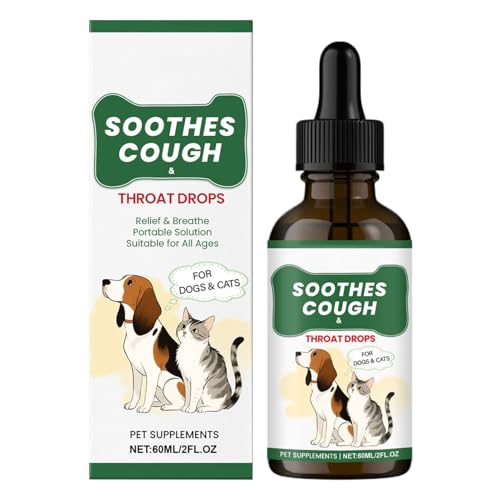 Hund Hustensaft - 60ml Tropfen Nahrungsergänzung - Schnell Aufnehmbare Flüssige Körperpflege Für Hunde Katzen Morgeneinnahme Zuhause Reise Nach Dem Tägliche Routine Hund Hustensaft - 60ml Tropfen Nahrungsergänzung - Schnell Aufnehmbare Flüssige Körperpflege Für Hunde Katzen Morgeneinnahme Zuhause Reise Nach Dem Tägliche Routine von Generisch