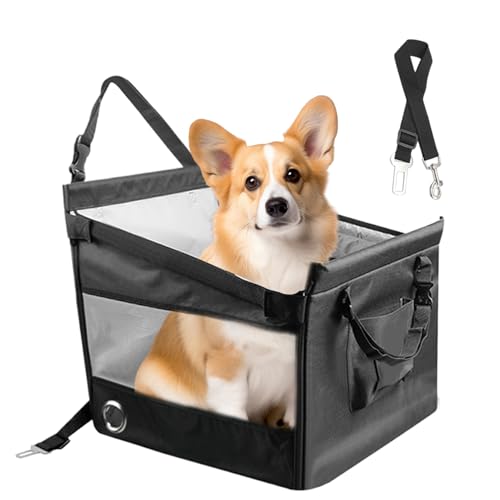 Hundautositz, Autohundsitz, Autowegssitz für Hunde, tragbarer Welpe -Booster -Autositz für Außenreise, Autositzhund, Welpenautositz, Haustier -Autositzbett, wasserdichtes Fahrzeug Rücksitz Kätzchen von Generisch