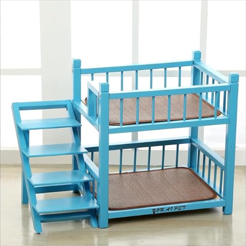 Hunde-Etagenbett für kleine, mittelgroße und große Hunde – abnehmbares, doppellagiges Haustierbett mit Treppe – bequemes und funktionales Design für Haustiere Hunde-Etagenbett für kleine, mittelgroße und große Hunde – abnehmbares, doppellagiges Haustierbett mit Treppe – bequemes und funktionales Design für Haustiere von Generisch