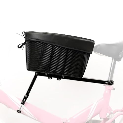 Hunde-Fahrradkorb, erweiterbar, weiche Seiten, faltbarer Aufbewahrungskorb, wasserdicht, abnehmbare Vordertasche für Hunde, Katzen, Einkaufen, Outdoor-Reisen, Fahrradzubehör von Generisch