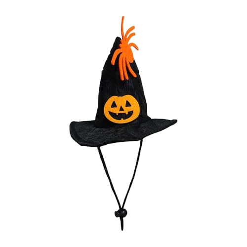 Hunde Halsband Haustier Halloween Kostüme Cape mit Hexe Kürbis Hut Hund Katze Halloween Bekleidung Halstuch Hundehalsband Geflochten (A) von Generisch
