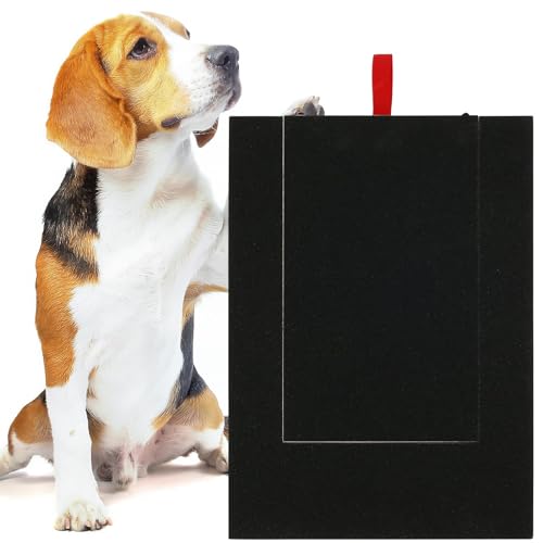 Hunde-Nagelkratzbrett, Holz Hund Nagelfeile Board mit eingebauter Snackbox, Welpennagelschleifpad Stabile Hundepfoten Kratzbrett für Haustiernagelpflege (nur Brett) von Generisch