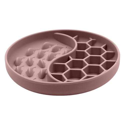 Hunde-Puzzle-Napf, Slow-Feeder-Hundenäpfe - Puzzle Design Hunde-Langsamleckpad für Käfig,Rutschfester Futternapf, der EIN Ersticken verhindert, Futternäpfe für Trockenfutter und Nassfutter von Generisch