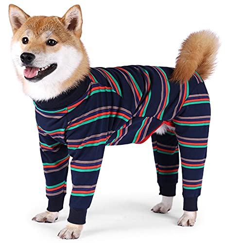 Hunde-Pyjama, leichter Fleece-Overall für kleine, mittelgroße und große Hunde von Generisch