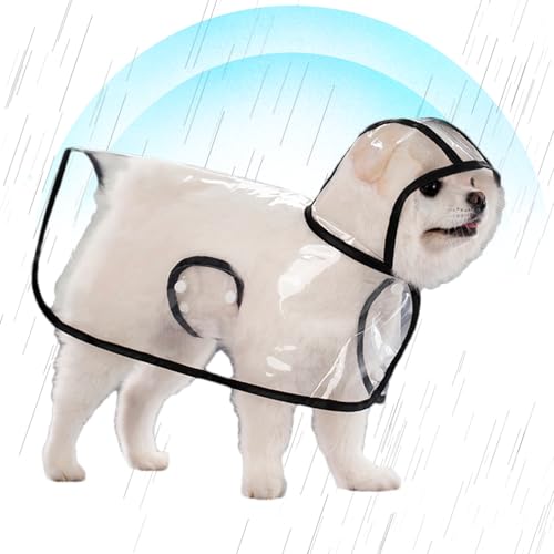 Hunde-Regenjacke,Hunde-Regenmantel |Atmungsaktive leichte Regenjacke für | wasserdichte Haustier-Regenmäntel, Regenponcho für große und kleine von Generisch
