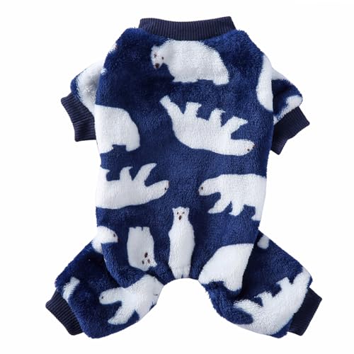 Hunde Regenmantel Französische Bulldogge Haustier-Hundekleidung, Heimkleidung, Haustierkleidung, Pyjama, Plüsch-Haustierkleidung, Hundepyjama, Bademantel Roter Hundemantel (Blue, L) von Generisch