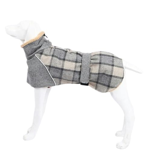 Hunde-Wintermantel, warme Hundejacke, Fleecefutter, reflektierender Rollkragen, Schneeanzug für kaltes Wetter, Schneeanzug mit Geschirrloch, verstellbare Passform für kleine, mittelgroße und große Hunde-Wintermantel, warme Hundejacke, Fleecefutter, reflektierender Rollkragen, Schneeanzug für kaltes Wetter, Schneeanzug mit Geschirrloch, verstellbare Passform für kleine, mittelgroße und große von Generisch