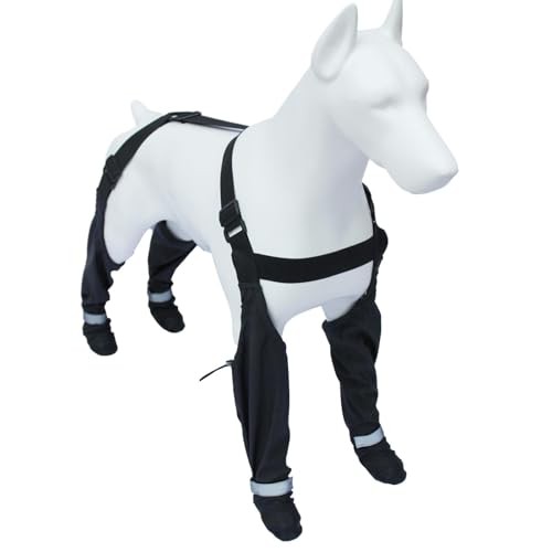 Hunde-Winterstiefel, verstellbare Hundestiefel für den Winter, Schuhe für Hunde, leichter Pfotenschutz für verschneite , regnerische und Nächte Hunde-Winterstiefel, verstellbare Hundestiefel für den Winter, Schuhe für Hunde, leichter Pfotenschutz für verschneite , regnerische und Nächte von Generisch