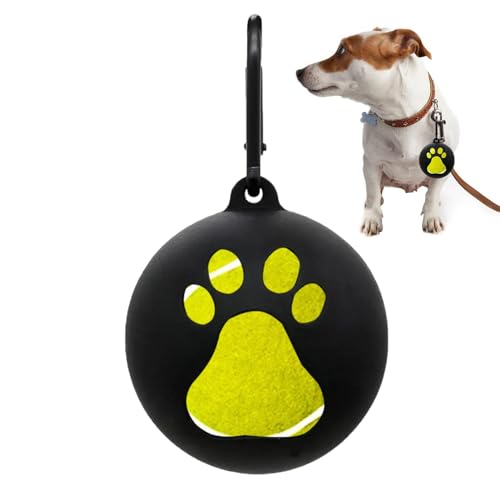 Hundeballhalter für Hunde, Silikon, leichtes Haustierspielzeug, praktisches Hundespielzeug für Outdoor, Training, Ball in Standardgröße von Generisch
