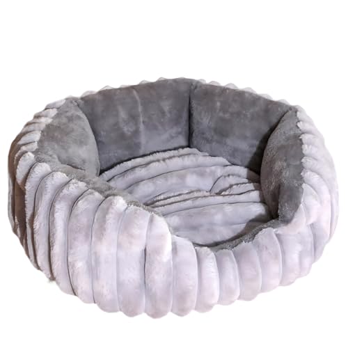 Hundebett Hundekissen Hundekorb mit hohen Seitenwänden weiche Polsterung Rutschfester Unterseite Haustierbett für Katzen und kleine Hunde,Braun Hundebett Hundekissen Hundekorb mit hohen Seitenwänden weiche Polsterung Rutschfester Unterseite Haustierbett für Katzen und kleine Hunde,Braun von Generisch