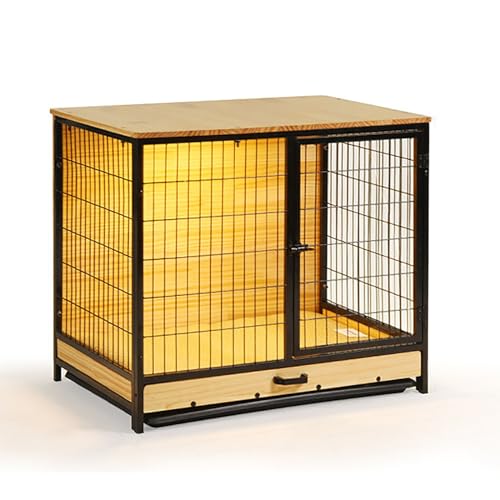 Hundebox Holzmöbel Stil mit Stauraum | Robuster 2-in-1 Beistelltisch für kleine mittelgroße Hunde bis zu 65.8 kg | Moderne dekorative Hundekäfig Möbel Hundebox Holzmöbel Stil mit Stauraum | Robuster 2-in-1 Beistelltisch für kleine mittelgroße Hunde bis zu 65.8 kg | Moderne dekorative Hundekäfig Möbel von Generisch