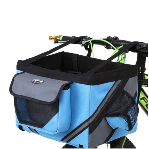 Hundefahrradkorb | Vorne Fahrradkörbe Für Hunde, Haustier Fahrradtasche Reisetasche Korb, Erweiterbarer Weicher Haustier Tragerucksack Welpenfahrradtasche, Fahrradlenker Hundeträger Fahrradtasche Hundefahrradkorb | Vorne Fahrradkörbe Für Hunde, Haustier Fahrradtasche Reisetasche Korb, Erweiterbarer Weicher Haustier Tragerucksack Welpenfahrradtasche, Fahrradlenker Hundeträger Fahrradtasche von Generisch