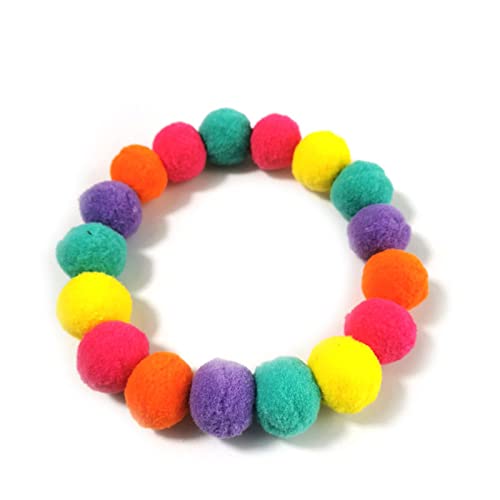 Hundehalsband, 50 Stück, Fliege, Regenbogen-Blume, Haarball, Halskette, Halsband, Haustier, Hund, Katze, Fliegen, Krawatten, Hundepflege-Zubehör, Haustierhalsband von Generisch