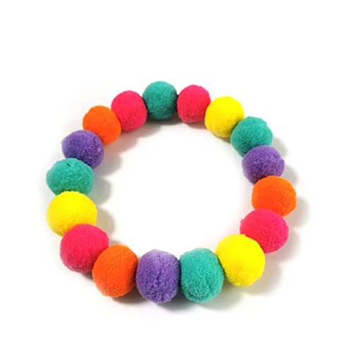 Hundehalsband, 50 Stück, Fliegen, Regenbogenblumen, Haarball, Halskette, Halsband, Haustier, Hund, Katze, Fliegen, Krawatte, Hundepflege-Zubehör von Generisch