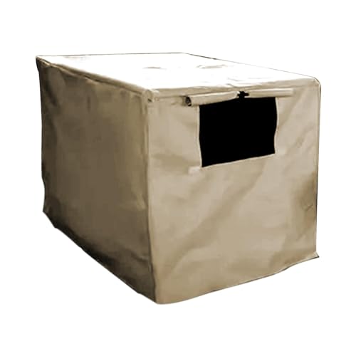 Hundekäfig - Oxford Tuch Kiste für Hunde | Silberbeschichteter Haustierkäfig, wasserdichte Hundehütte, Winddichte Hundehütte, Wetterschutz Tierkäfig Schild für Indoor Outdoor Hundekäfig - Oxford Tuch Kiste für Hunde | Silberbeschichteter Haustierkäfig, wasserdichte Hundehütte, Winddichte Hundehütte, Wetterschutz Tierkäfig Schild für Indoor Outdoor von Generisch