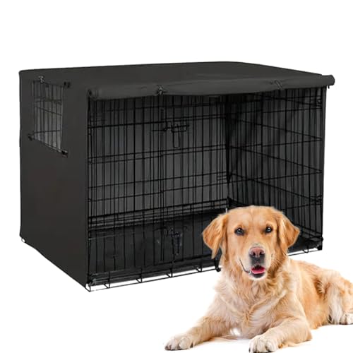 Hundekäfig - Oxford Tuch Kiste für Hunde | Silberbeschichteter Haustierkäfig, wasserdichte Hundehütte, Winddichte Hundehütte, Wetterschutz Tierkäfig Schild für Indoor Outdoor Hundekäfig - Oxford Tuch Kiste für Hunde | Silberbeschichteter Haustierkäfig, wasserdichte Hundehütte, Winddichte Hundehütte, Wetterschutz Tierkäfig Schild für Indoor Outdoor von Generisch