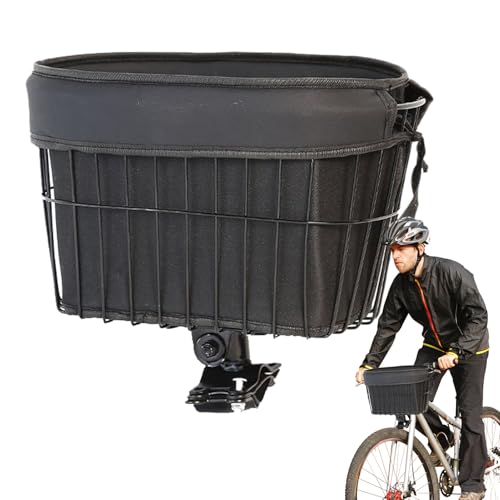 Hundekorb vorne fürs Fahrrad – Lenker-Tierträger | Leichter Fahrradkorb für kleine Haustiere, Abnehmbarer Hundefahrradträger mit Friedliche Fahrerfahrun Sicherheitsgurten, Bequemer Reisekorb für Hunde Hundekorb vorne fürs Fahrrad – Lenker-Tierträger | Leichter Fahrradkorb für kleine Haustiere, Abnehmbarer Hundefahrradträger mit Friedliche Fahrerfahrun Sicherheitsgurten, Bequemer Reisekorb für Hunde von Generisch